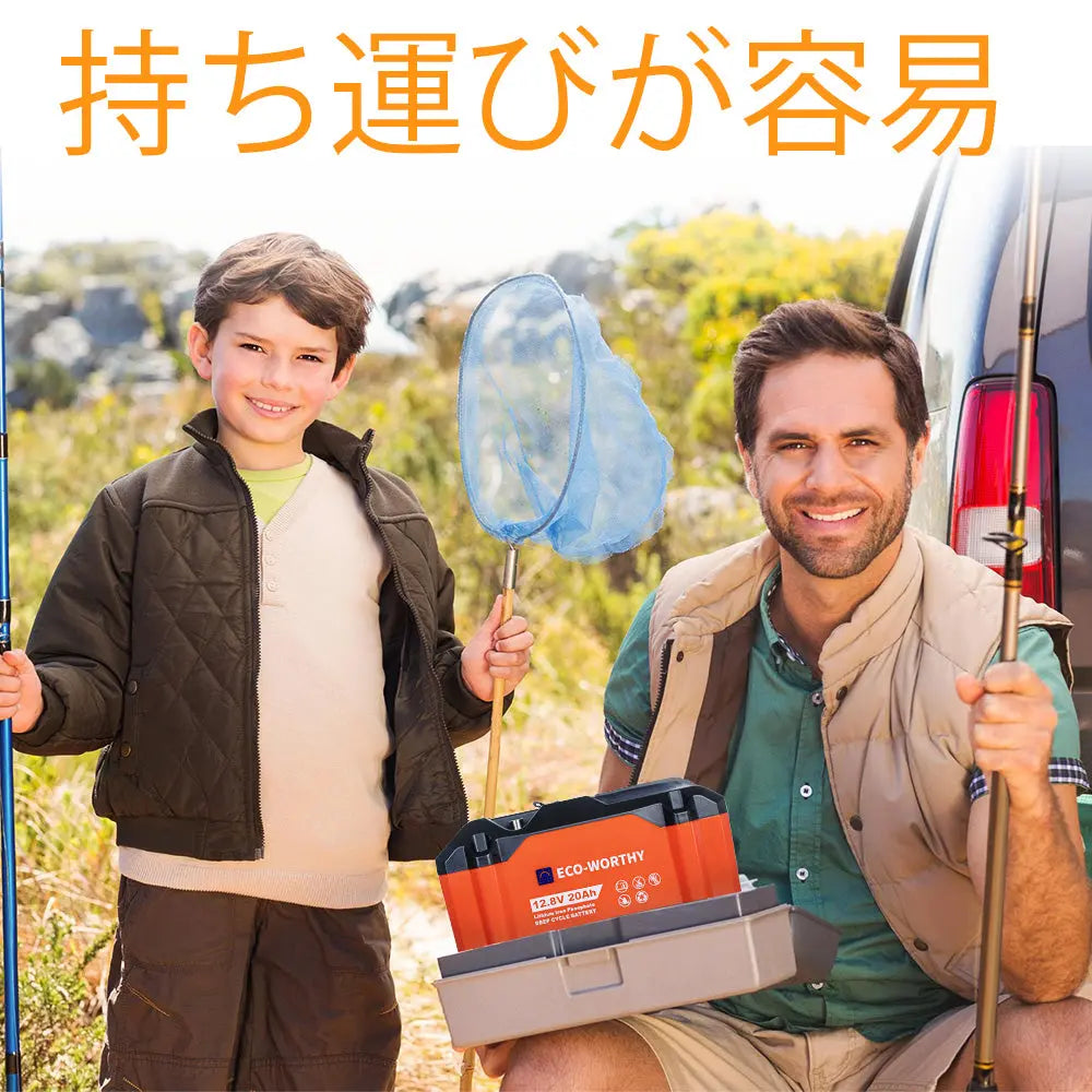 12V 20Ah ポータブル LiFePO4 ディープサイクル充電式バッテリー_6