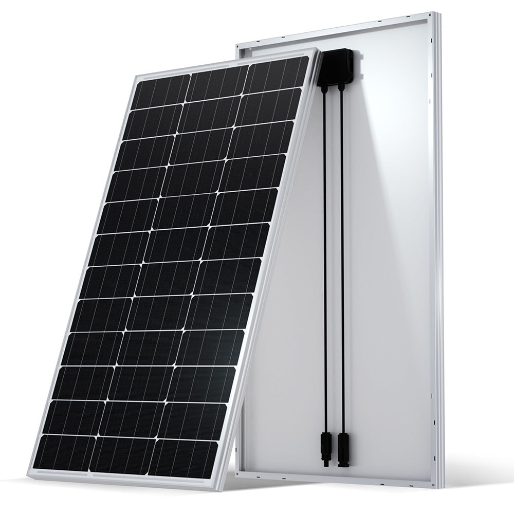 100W 12V 単結晶ソーラーパネル_1