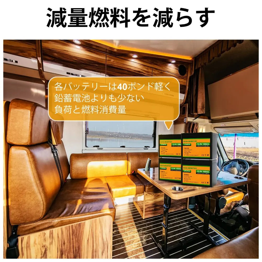 LiFePO4 12V 100Ah リン酸鉄リチウム電池_5