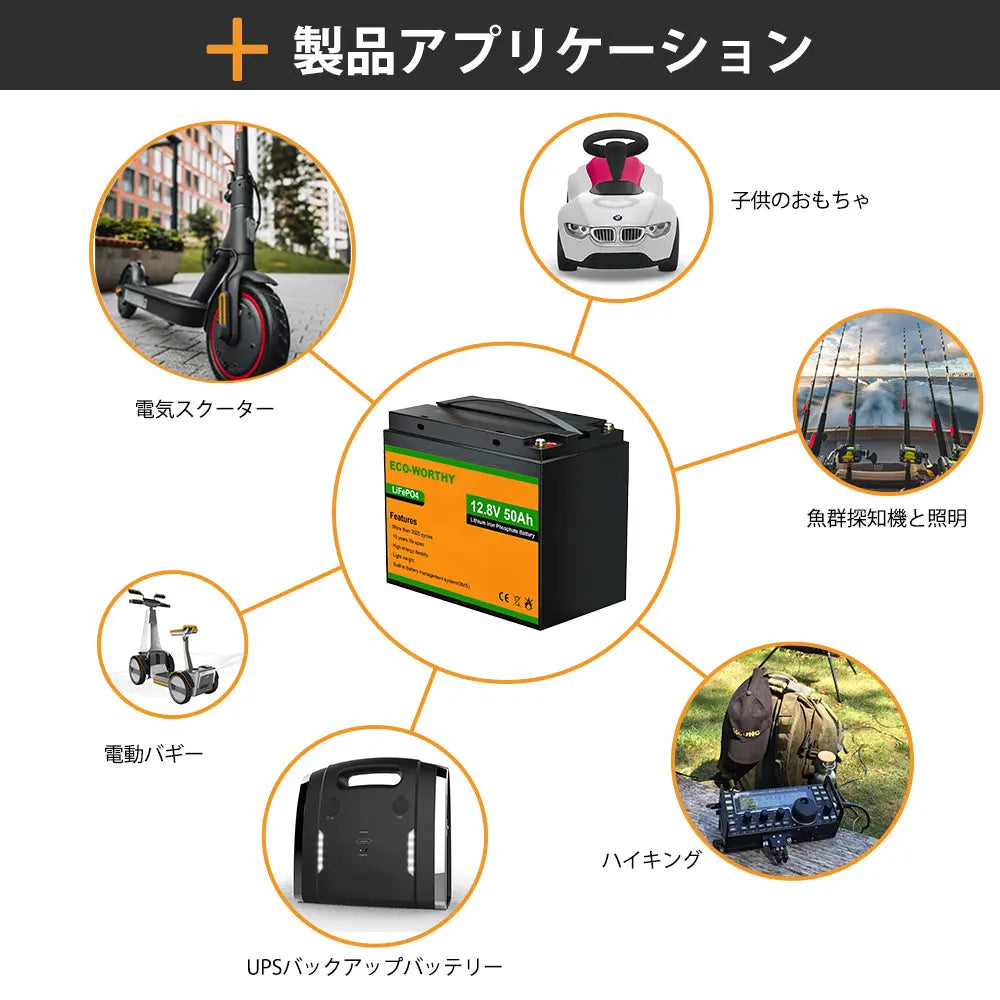 LiFePO4 12V 50Ah リン酸鉄リチウム電池_9