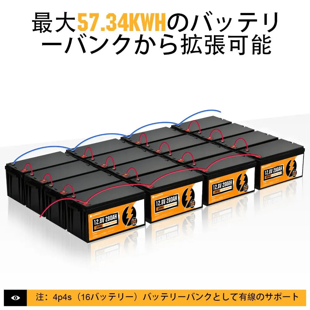 LiFePO4 12V 280Ah リン酸鉄リチウム電池_10