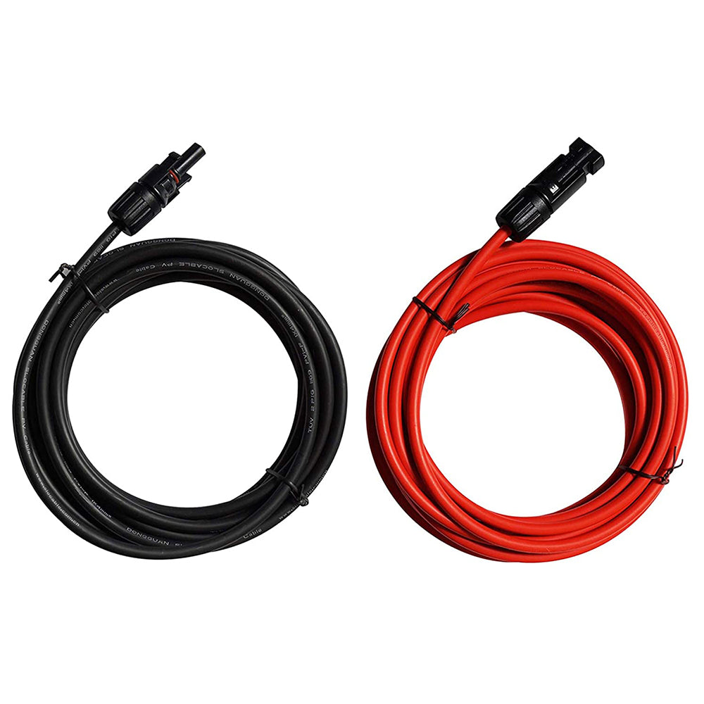 ecoworthy_16ft_11AWG_solar_panel_cable_mc4_connector_112AWG 16.4FT ソーラー延長ケーブル ワイヤ (メスおよびオス MC4 コネクタ付き)_1