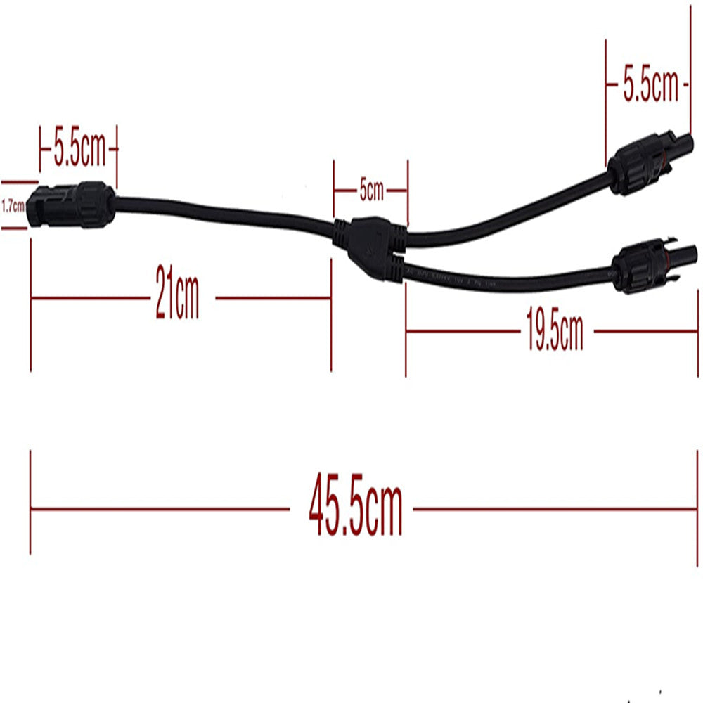 12AWG 1 ペアソーラー MC4 Y 並列分岐コネクタ MFF&FMM ペア_6