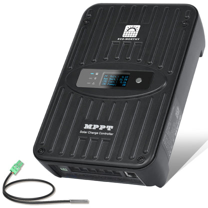 40A MPPT OLED ディスプレイ ソーラー充電コントローラ レギュレータ 12V/24V オートスイッチ_1